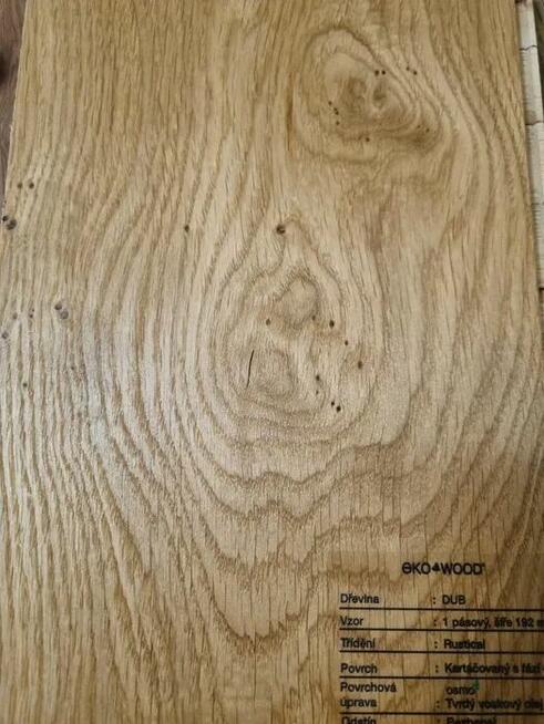 Podłoga Trójwarstwowa Dąb Trans Jakość Rustic 13,5x192x2150