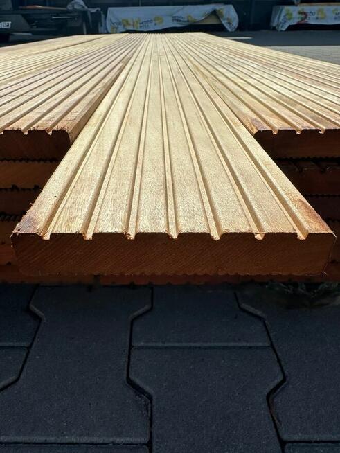 DESKA TARASOWA EGZOTYCZNA ryflowana GARAPA FAS KD 25X145