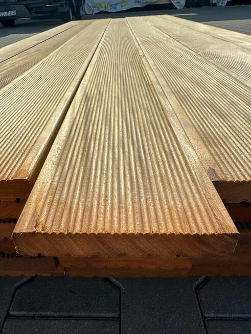 DESKA TARASOWA EGZOTYCZNA ryflowana GARAPA FAS KD 25X145