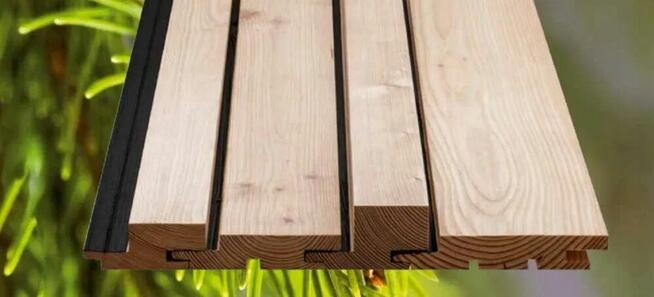 DESKA ELEWACJA SKYLINE KONTRAST MODRZEW SYBERYJSKI