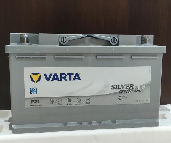 Akumulator VARTA Silver Dynamic A6 AGM START&STOP 80Ah 800A