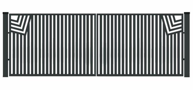 Brama typ CLASSIC - 4,00 x 1,50 m