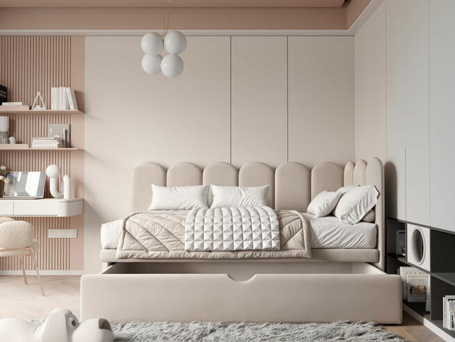 Łóżko dziecięce SKYE 100x200 z szufladą na pościel NOWOŚĆ !!