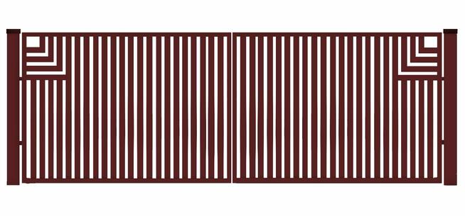 Brama typ CLASSIC A - 4,00 x 1,25 m