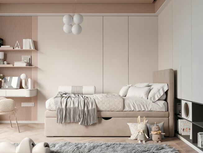 Łóżko dziecięce TRACKER 100x200 z szufladą na pościel NOWOŚĆ