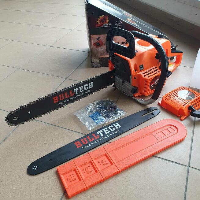 Piła spalinowa łańcuchowa bulltech 2x prowadnica BT-7006