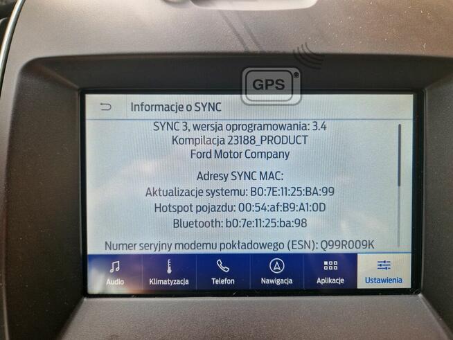 Mapy FORD Kuga C-Max S-Max Mondeo SYNC3 Mapa Europa F13 2025