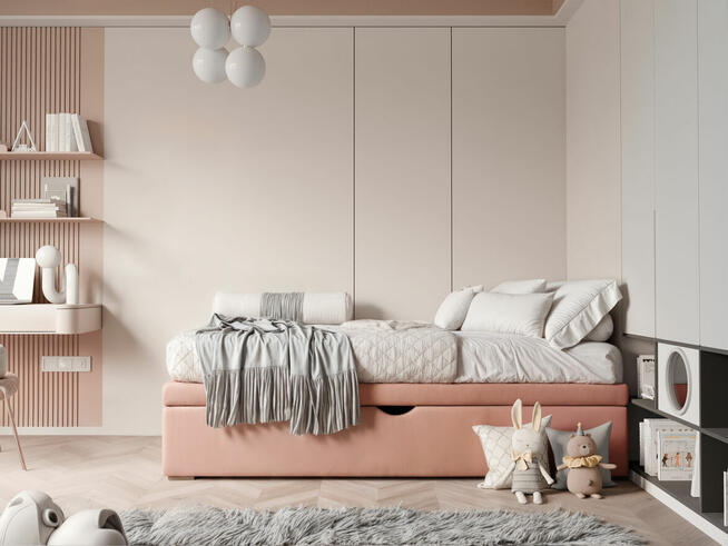 Łóżko dziecięce SWEETIE 100x200 z szuflada na pościel NOWOŚĆ