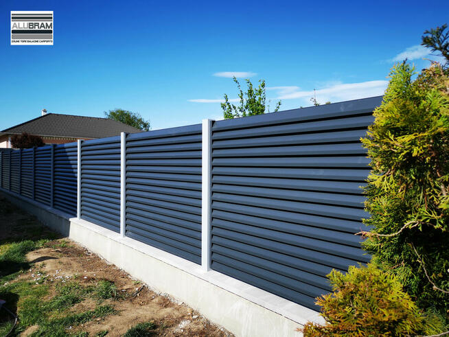 Ogrodzenie lamelowe | lamello | żaluzja | ALUBRAM