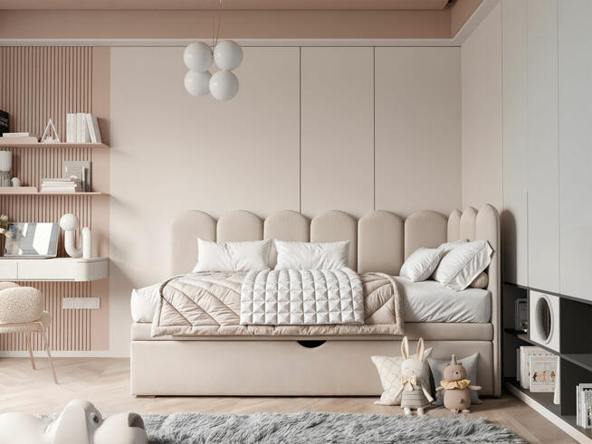 Łóżko dziecięce SKYE 100x200 z szufladą na pościel NOWOŚĆ !!