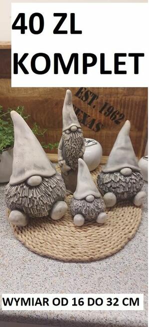 Figurki ogrodowe skrzat ogrodowy krasnal do ogrodu producent