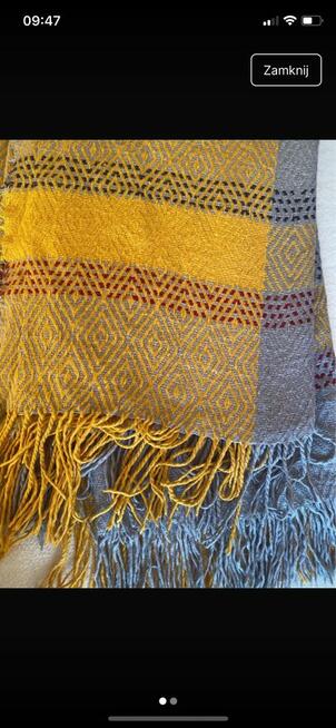 Chusta zimowa kwadratowa