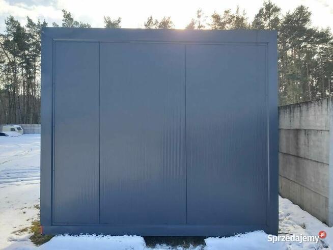 Kontener na sklepik, biuro, stróżówkę, punkt usługowy