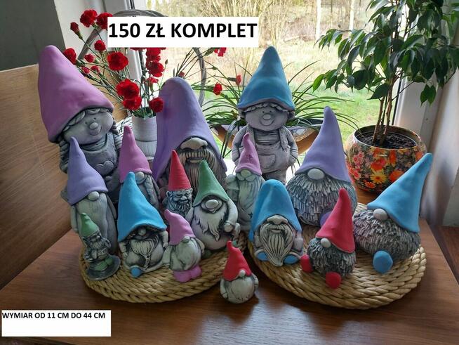 Figurki ogrodowe skrzat ogrodowy krasnal do ogrodu producent