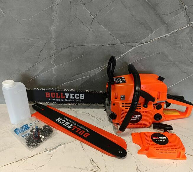 Piła spalinowa łańcuchowa bulltech 2x prowadnica BT-7006