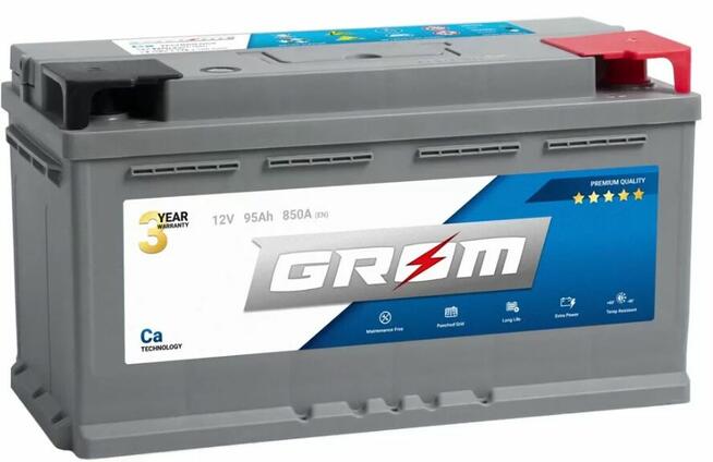Akumulator 95Ah 850A GROM Premium