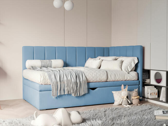 Łóżko dziecięce CHASE 100x200 z szufladą na pościel