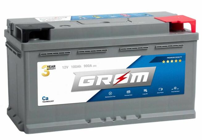 AKUMULATOR GROM 100Ah 900A