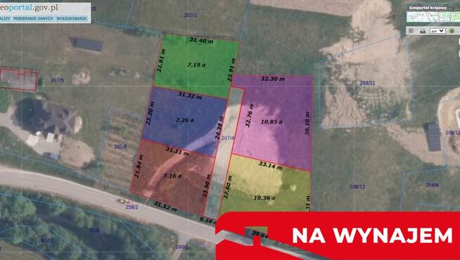 Przestronna działka budowlana w Młyńczyskach