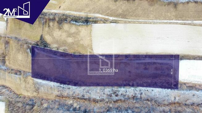 Działka inwestycyjna Łubno gm. Dynów Łubno