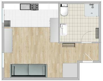 Św. Rocha 3, Łacina, kawalerka obok Dworcu