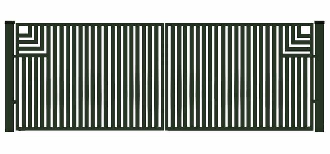 Brama typ CLASSIC A - 4,00 x 1,25 m