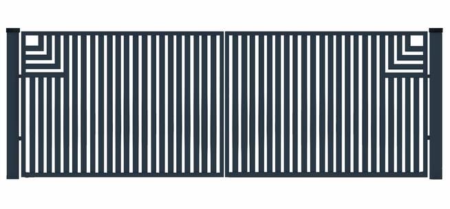 Brama typ CLASSIC A - 4,00 x 1,25 m