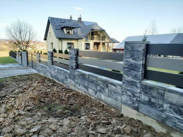 nowoczesna brama aluminiowa Wysoka jakość ALUBRAM