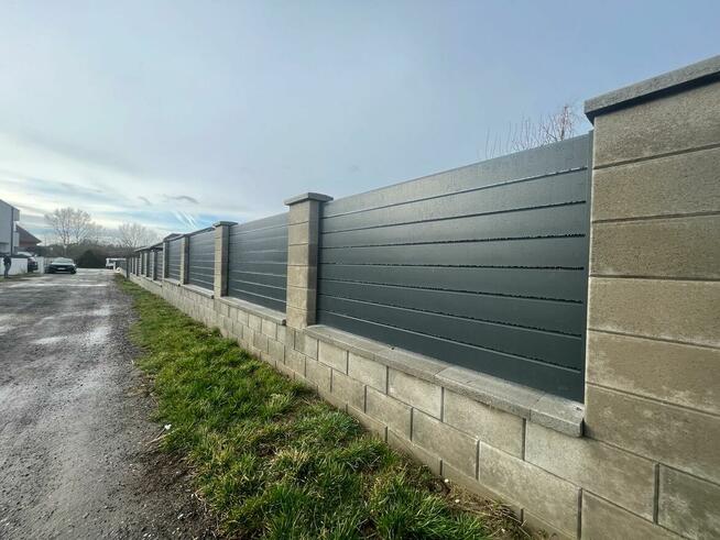 nowoczesna brama aluminiowa Wysoka jakość ALUBRAM