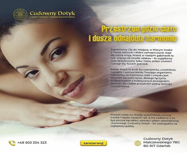 Cudowny Dotyk – profesjonalny masaż w Gdańsku