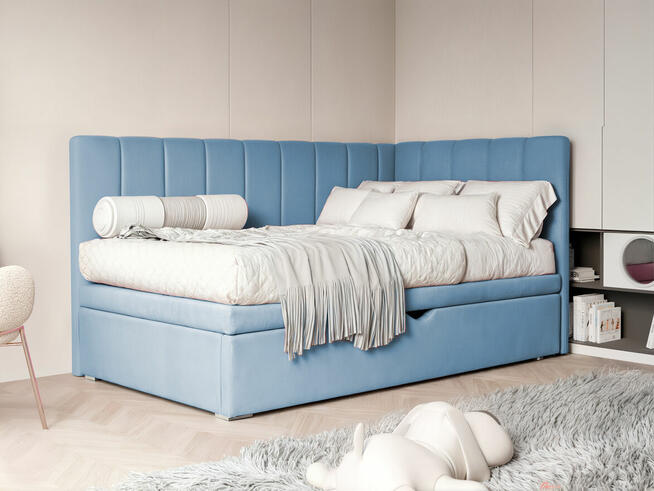 Łóżko dziecięce CHASE 100x200 z szufladą na pościel