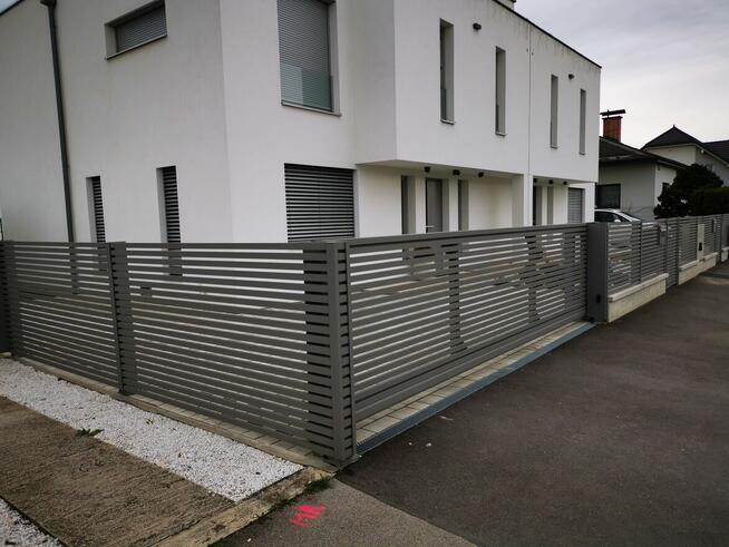 nowoczesna brama aluminiowa Wysoka jakość ALUBRAM