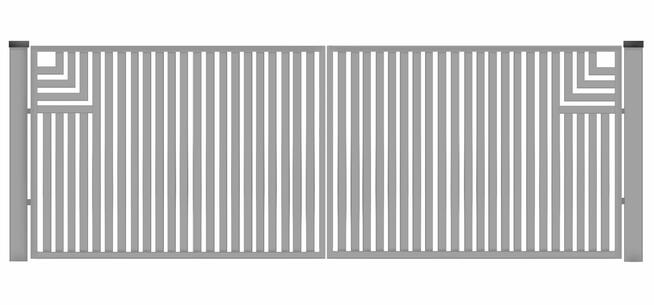 Brama typ CLASSIC A - 4,00 x 1,25 m