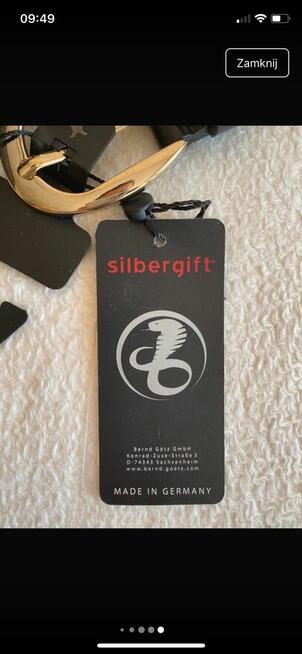 Pasek do spodni Silbergift