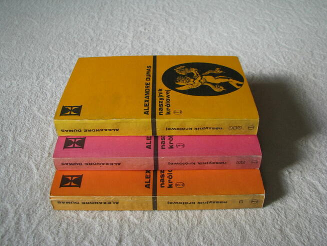 Naszyjnik królowej, Alexandre Dumas komplet - 3 tomy
