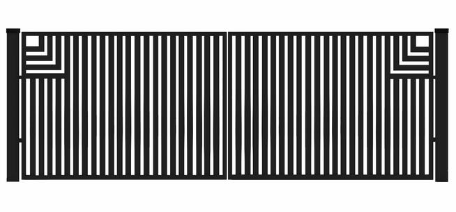 Brama typ CLASSIC A - 4,00 x 1,75 m