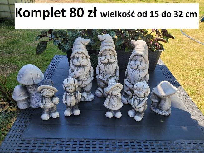 Figurki ogrodowe skrzat ogrodowy krasnal do ogrodu producent