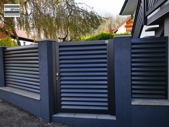 Ogrodzenie lamelowe | lamello | żaluzja | ALUBRAM