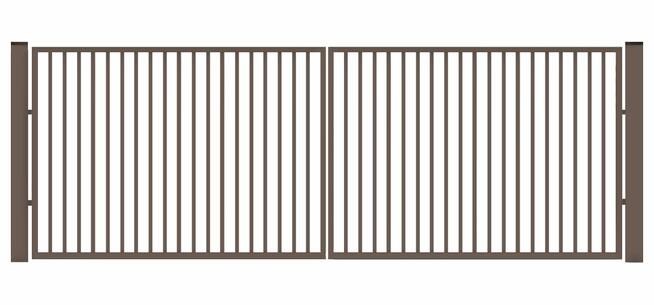 Brama typ P-20 - 4,00 x 1,25 m