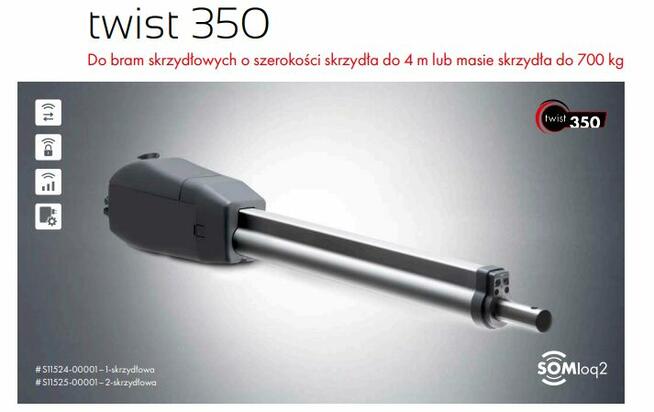 Automatyka do bram Sommer. Napęd do bramy przesuwnej i skrzy