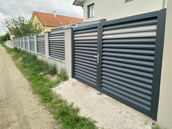 Ogrodzenie lamelowe | lamello | żaluzja | ALUBRAM