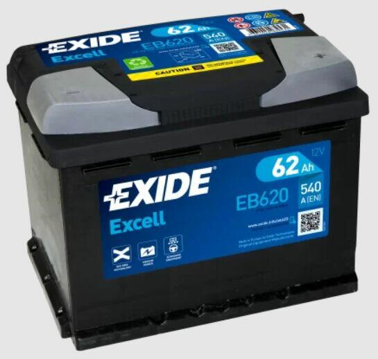 Akumulator Exide Excell 62Ah 540A