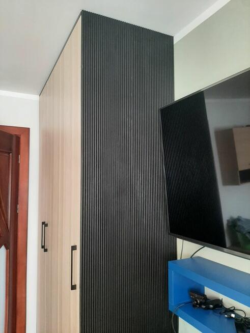 Panele ścienne półokrągłe Lamele ryflowane MDF