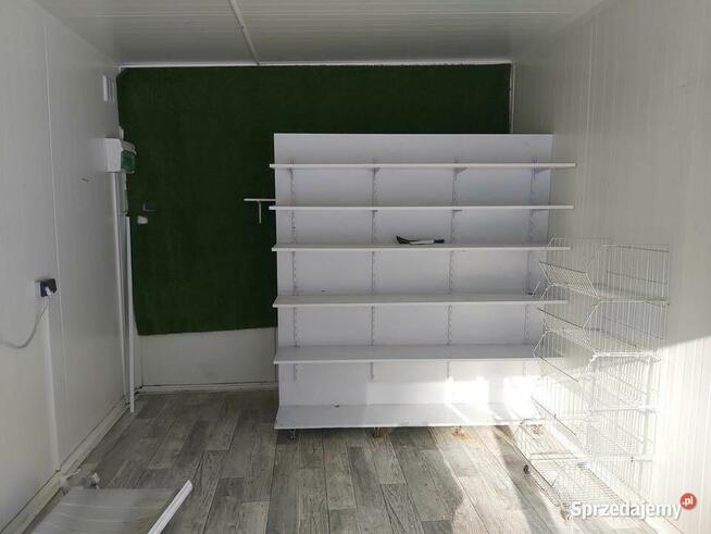 Kontener na sklepik, biuro, stróżówkę, punkt usługowy