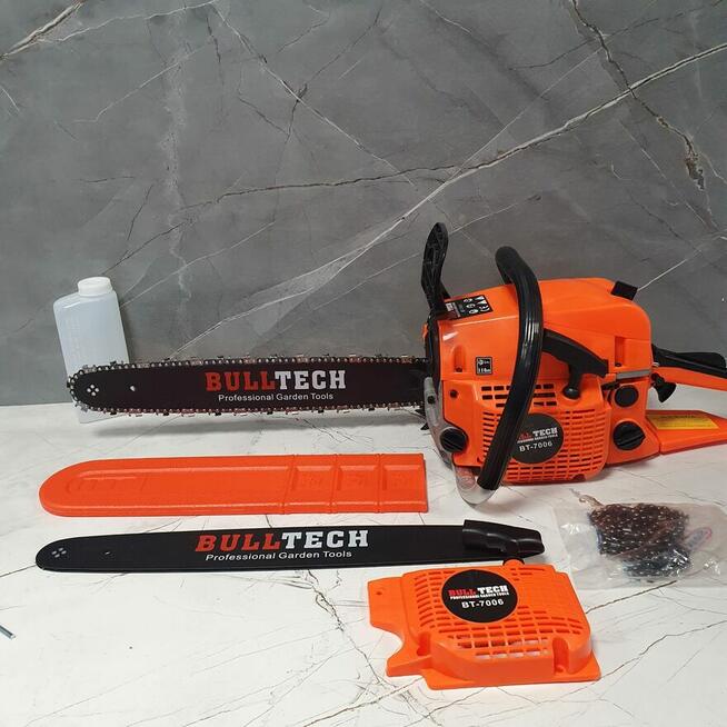 Piła spalinowa łańcuchowa bulltech 2x prowadnica BT-7006