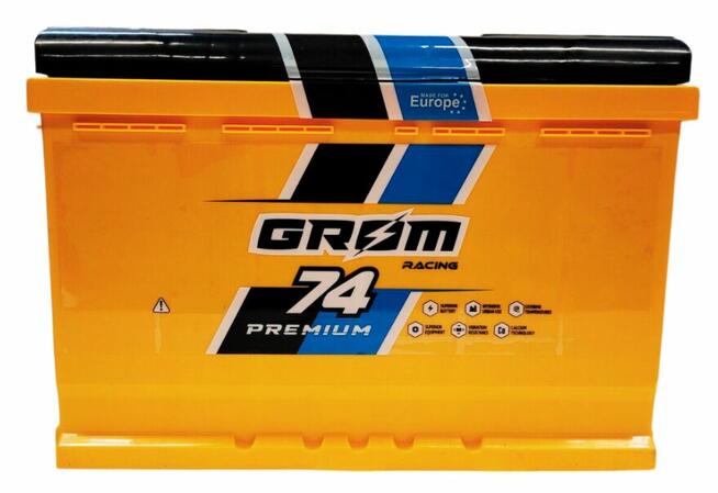 Akumulator Grom Racing 74Ah 720A