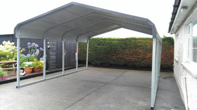 Wiata garażowa 4,8m szer. / 6m dł. / 2,9m wys.