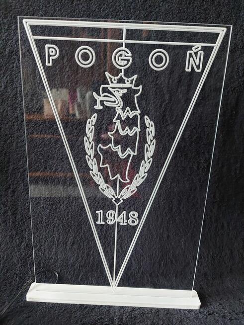 Lampka logo klubu piłkarskiego led