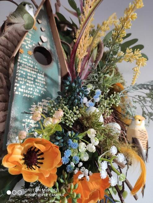 Wianek wiosenny wielkanocny