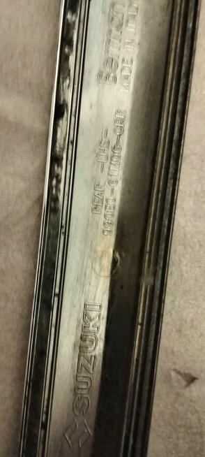 Listwy ozdobne tylnego zderzaka do Suzuki S cross pierwszej